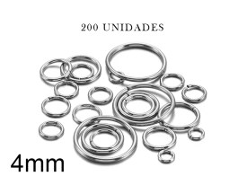 Argollas de Acero 4mm 